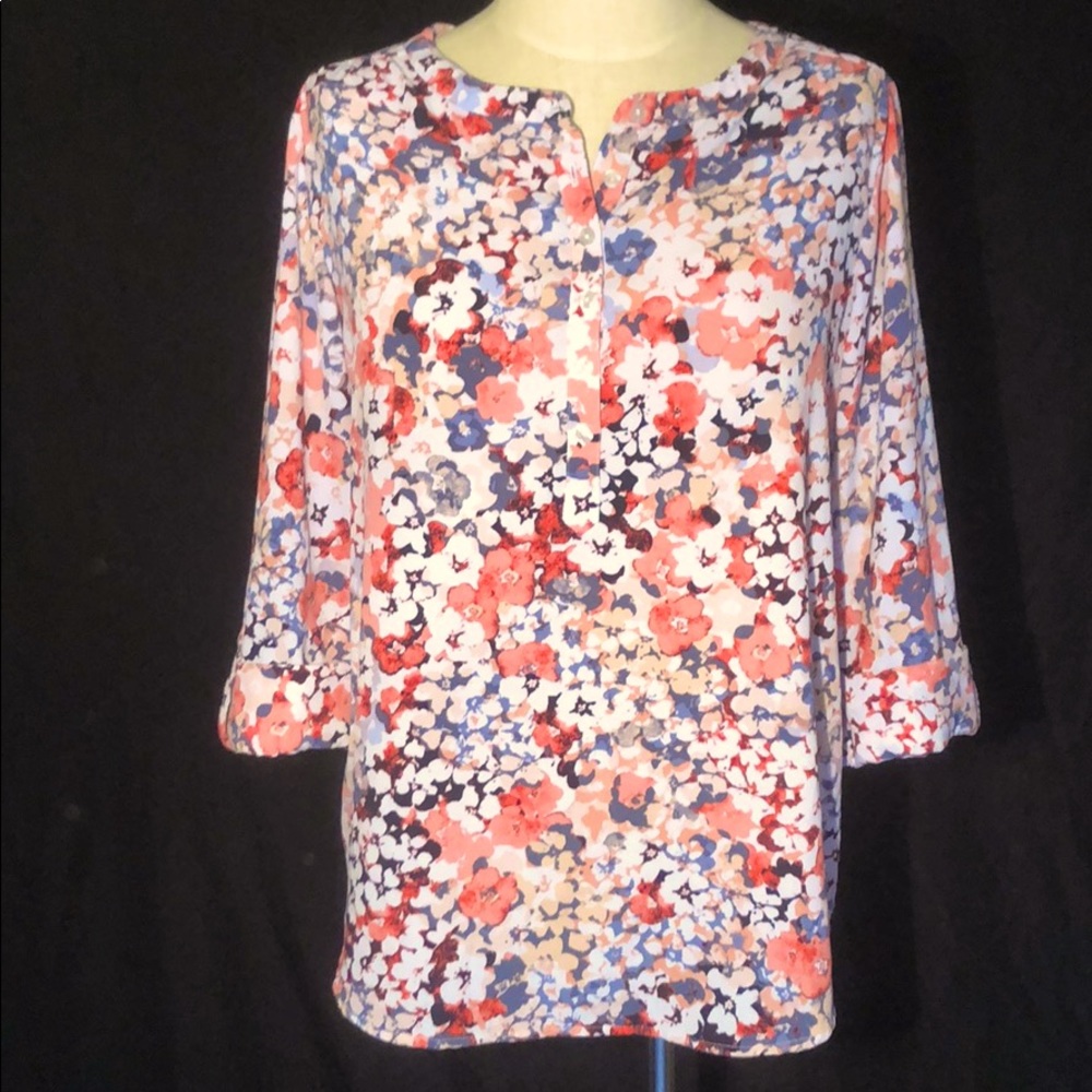 Floral Button Down Top (14–18)